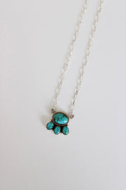 The 4 Stone Turquoise Necklace