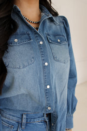 The Leddie Denim Top