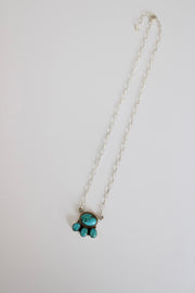 The 4 Stone Turquoise Necklace