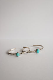 The Turquoise Stamped Cuff